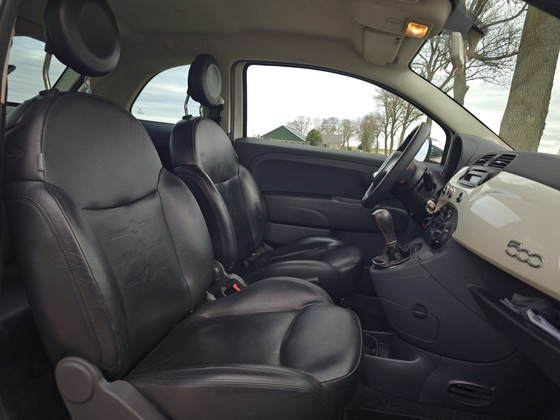 Fiat 500 1.2 Sport | Abarth look (bj 2011), Auto's, Euro 5, Gebruikt, 840 kg, Bedrijf