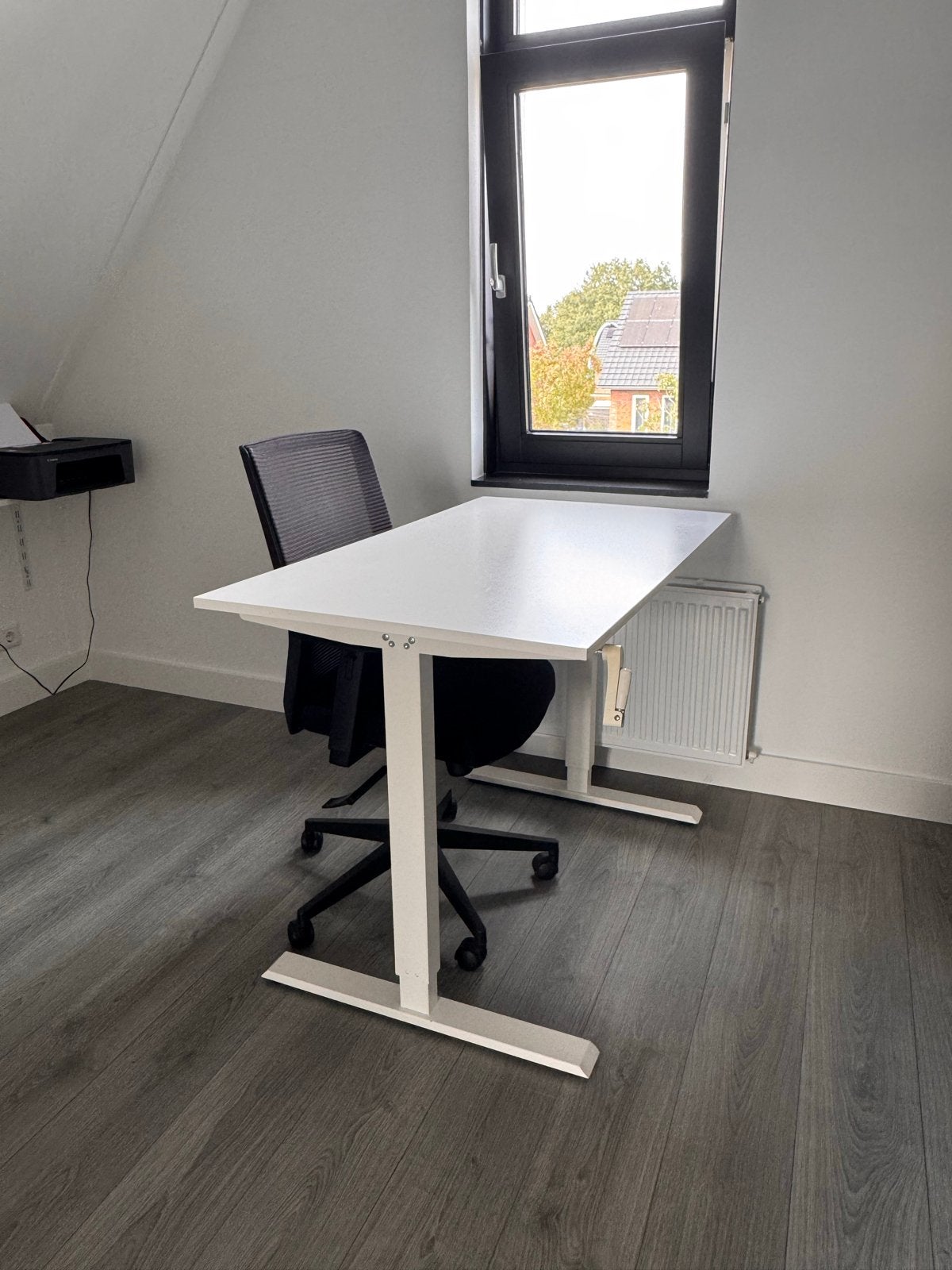 Zit/sta bureau Noud van Leen Bakker - 160x80 cm, Huis en Inrichting, Ophalen, Zit-sta bureau, 160 cm, Spaanplaat of MDF