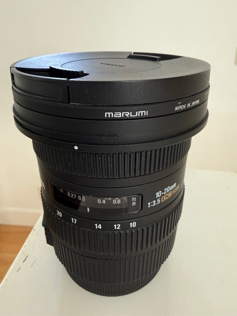 Groothoeklens canon Sigma 10-20 DC HSM, Ophalen, Canon, Groothoeklens, Zo goed als nieuw