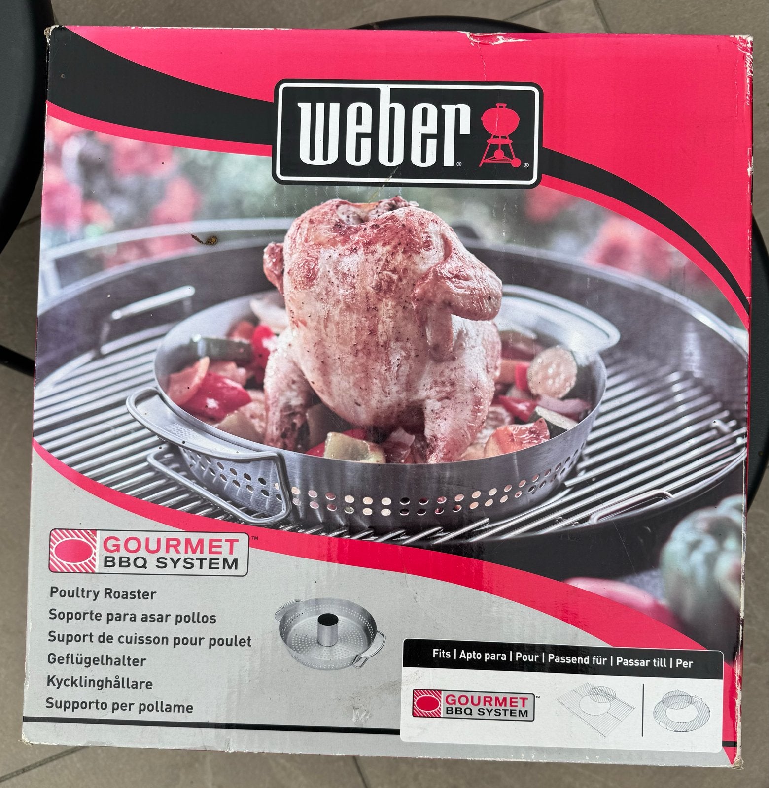 Weber Gourmet BBQ System GBS Gevogeltebraadpan, Ophalen of Verzenden, Nieuw