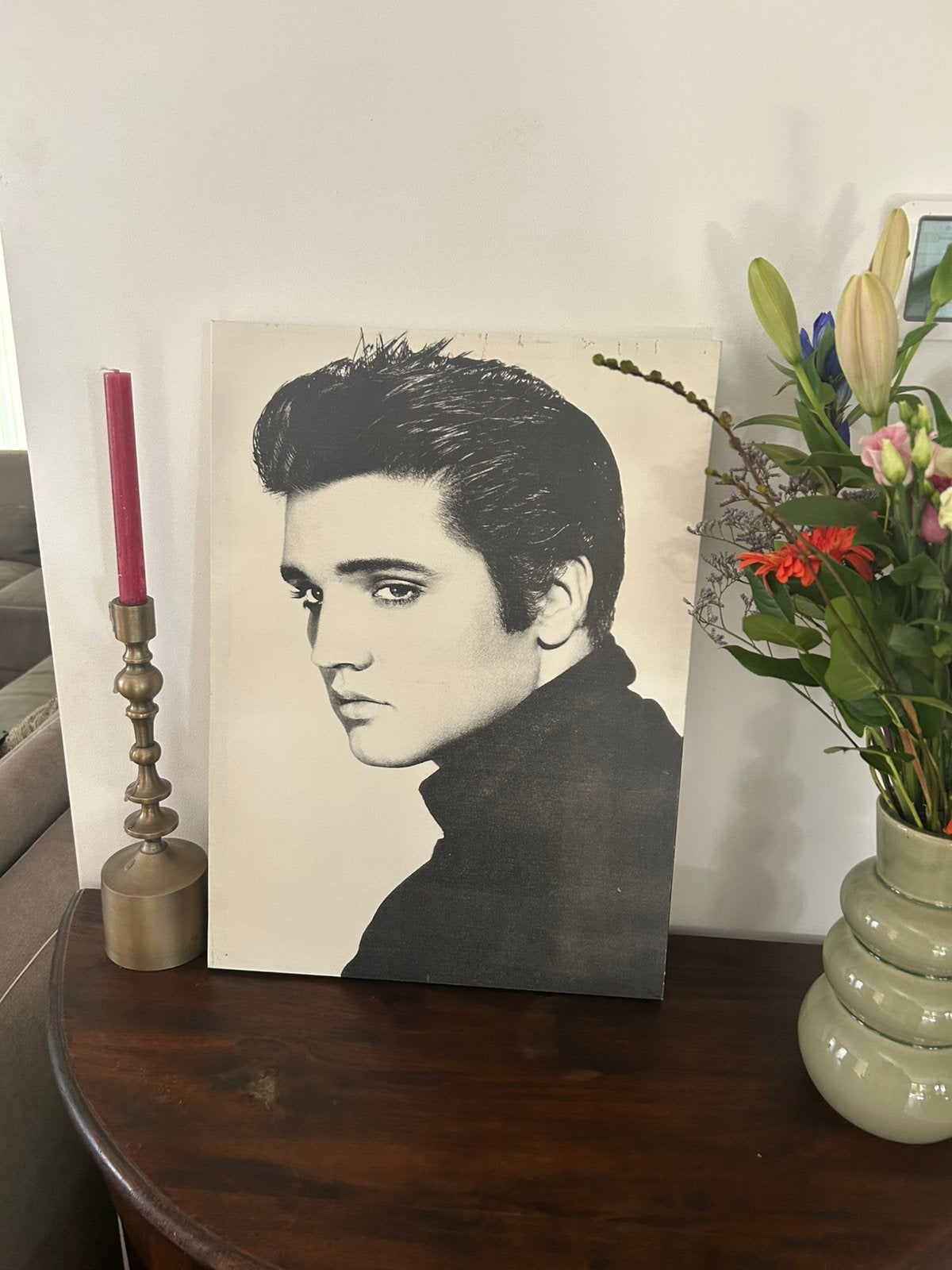 Elvis Presly portret op canvas, Ophalen, Nieuw