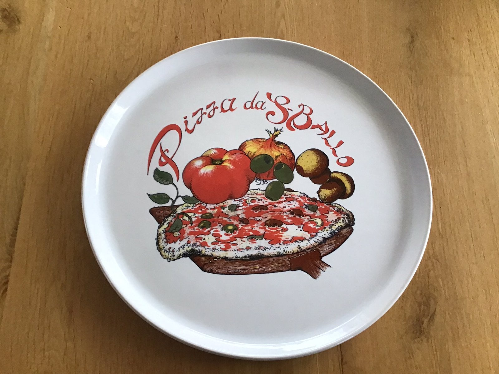 Stenen Pizza bord zgan,diameter 30 cm, Ophalen of Verzenden