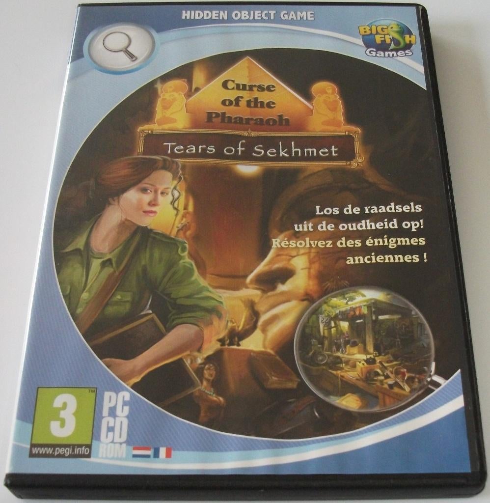 PC Game *** CURSE OF THE PHARAOH 3 *** Tears of Sekhmet, Spelcomputers en Games, Games | Pc, Zo goed als nieuw, Puzzel en Educatief