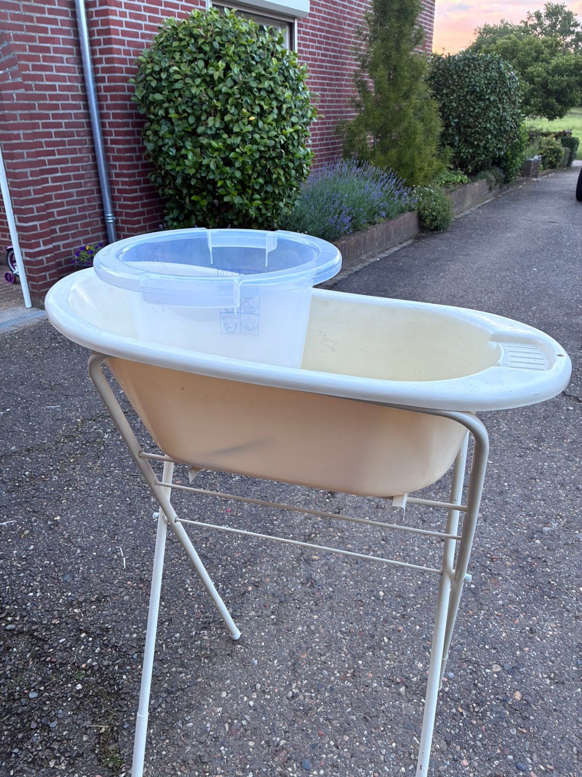 Baby badje + Tummy tub, Kinderen en Baby's, Badjes en Verzorging, Ophalen, Gebruikt, Badje, Standaard