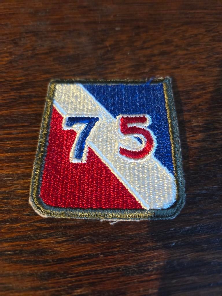 Ww2 us 75th infantry patch, Verzamelen, Militaria | Tweede Wereldoorlog, Ophalen of Verzenden, Amerika, Embleem of Badge