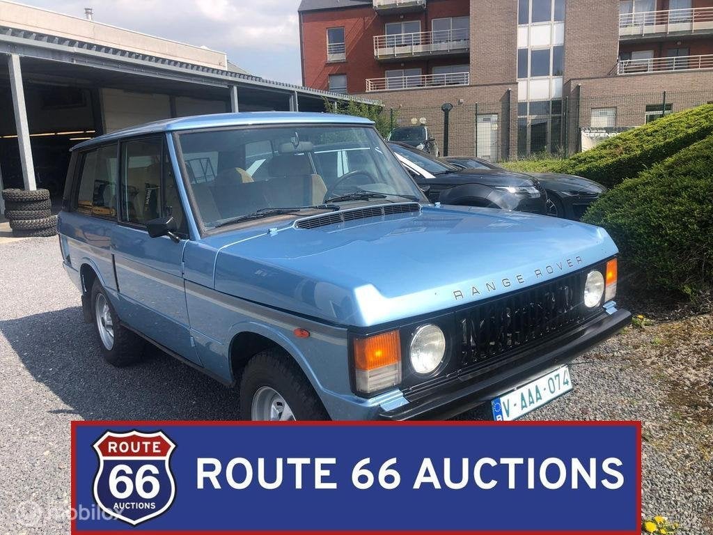 Land Rover Range Rover In Vogue | 1981 | Route 66 Auctions, Auto's, Land Rover, Overige carrosserieën, Zwart, Bedrijf