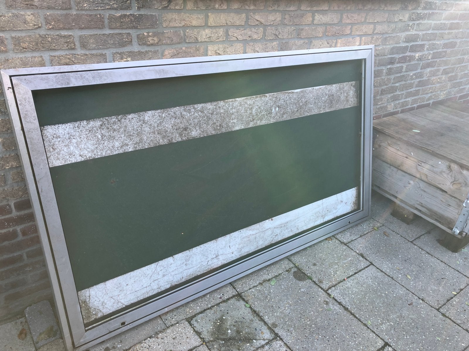 Aluminium frame tbv display, Ophalen, Gebruikt, Overige typen, Aluminium