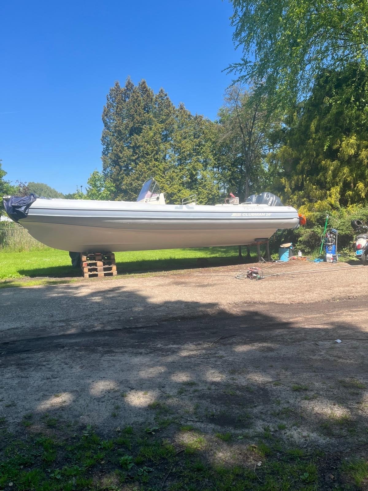Joker clubman 26 2 x 200 pk, Watersport en Boten, Polyester/glasvezel, Inclusief motor, Ophalen of Verzenden, Zodiac