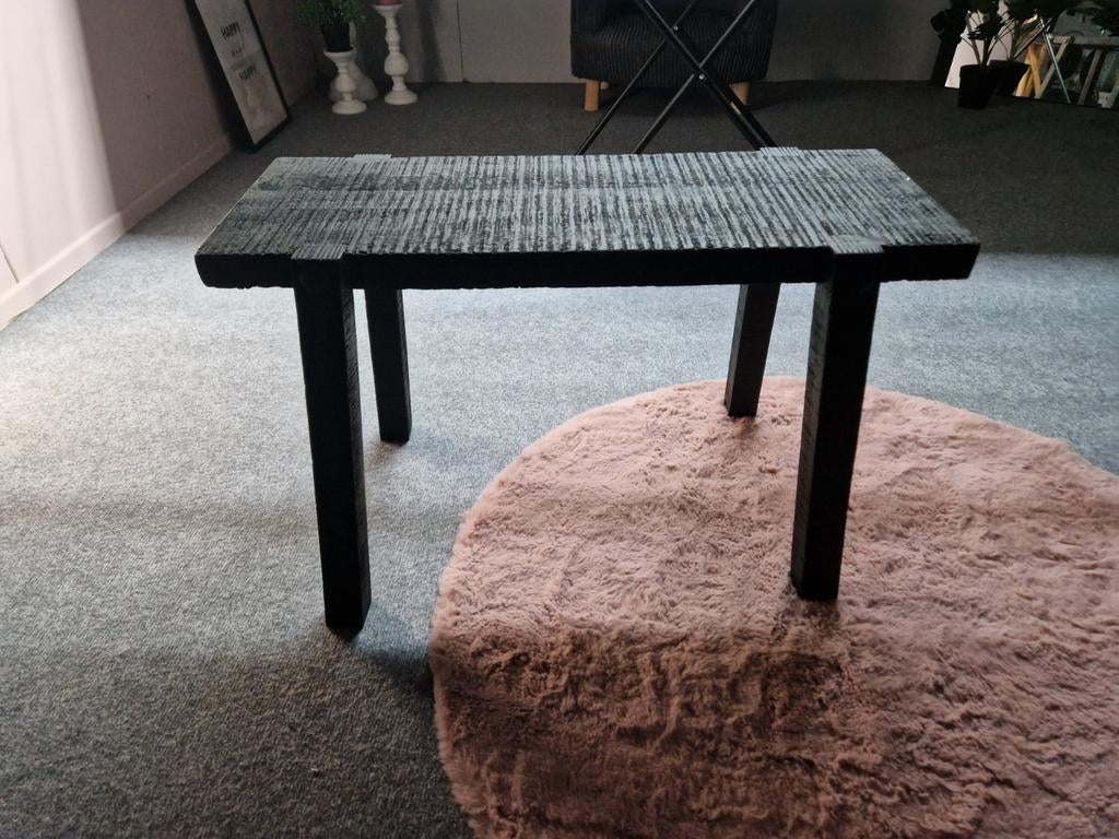 Bijzettafel tafel zwart, Ophalen, 50 tot 100 cm, 50 tot 100 cm, Zo goed als nieuw