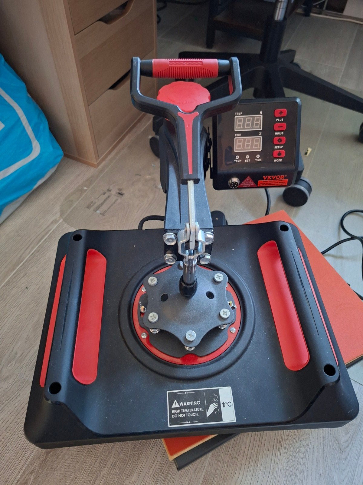 Vevor Hittepers 5-in-1 voor T-shirts, Mokken, Petten, Borden, Gebruikt, Overige thema's, Machine, Overige merken