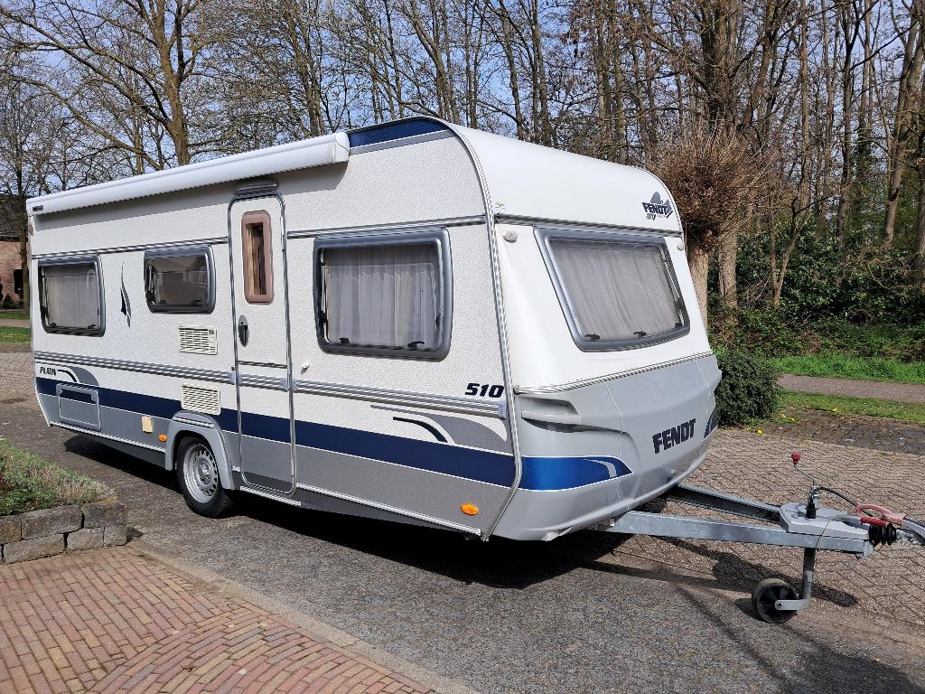 Caravan, Fendt 510 Platin, van eerste eigenaar, Rondzit, Particulier, Kachel, Fendt