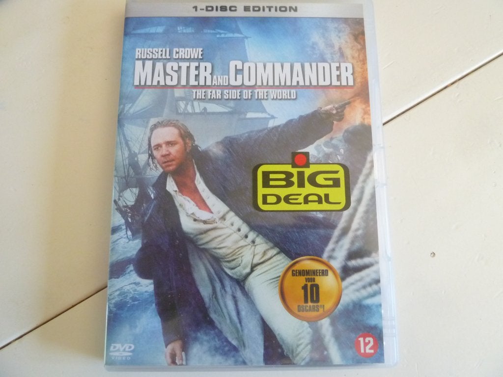 Master and Commander the far side of the world, Cd's en Dvd's, Alle leeftijden, Ophalen of Verzenden, Zo goed als nieuw