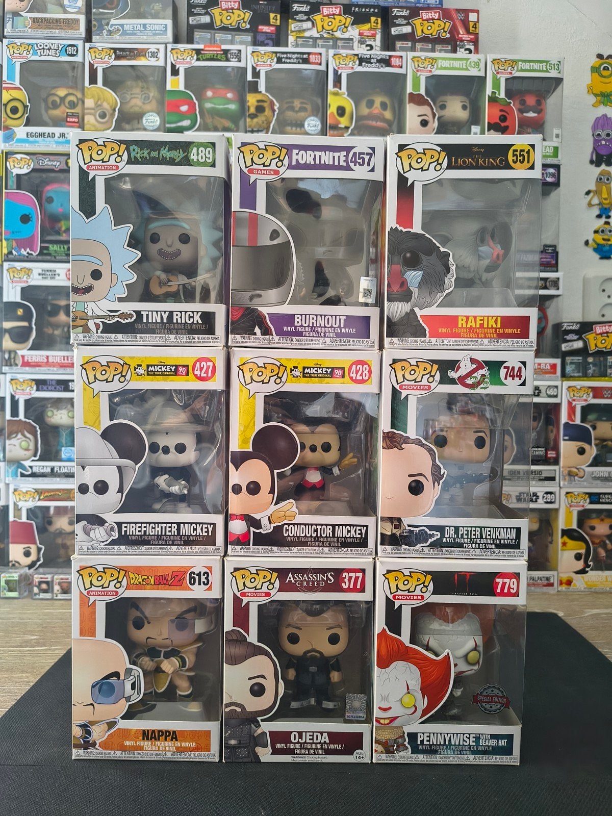 Funko Pop! Lot van 9 Figuren - Diverse Collectie, Ophalen of Verzenden, Zo goed als nieuw