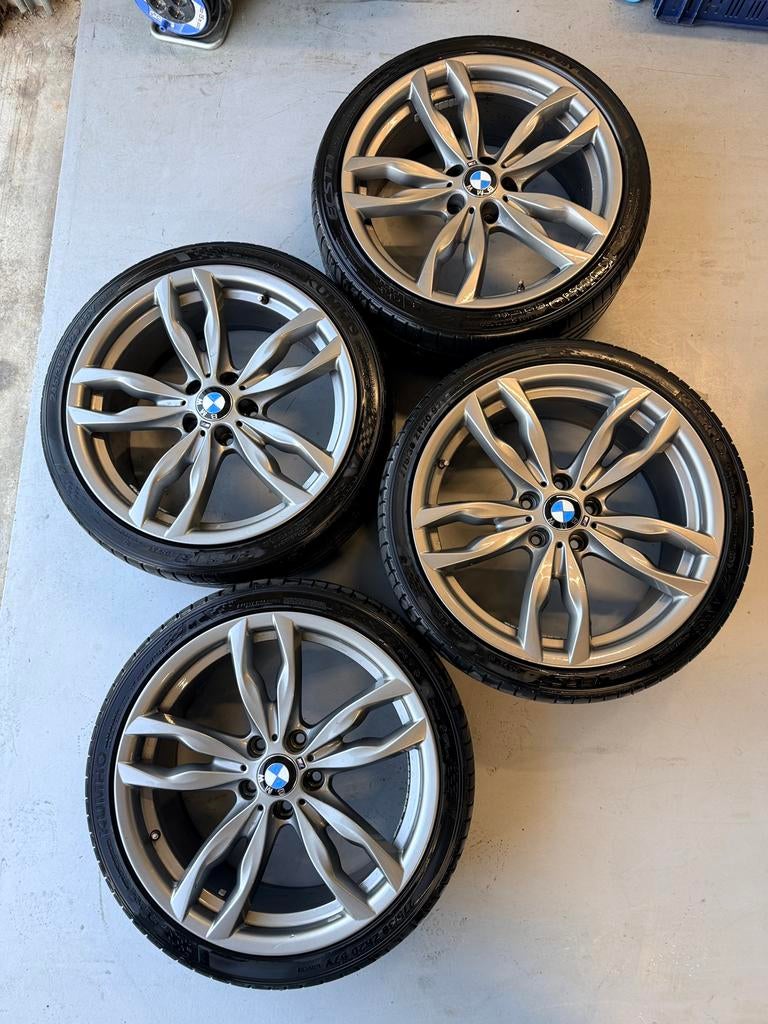 BMW M434 20” M550D originele velgen met banden set, Ophalen, Gebruikt, 275 mm, Banden en Velgen