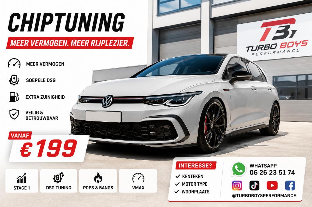 Professionele Chiptuning | Meer PK & Lager Verbruik €199 🏠, Ophalen