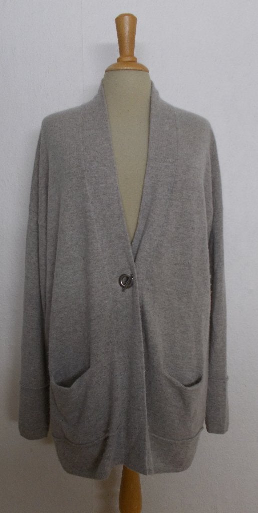 Bruin 70% wol/ 30% cashmere vest van Repeat Silver Edition!L, Kleding | Dames, Verzenden, Zo goed als nieuw, Maat 42/44 (L), Bruin