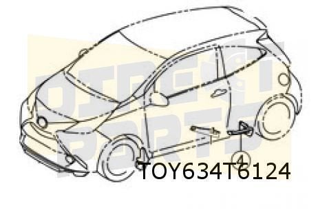 Toyota Aygo (6/18-) (B40) / Toyota Aygo 7/14-7/18 (B40) defl, Auto-onderdelen, -, -, Nieuw, Ophalen of Verzenden