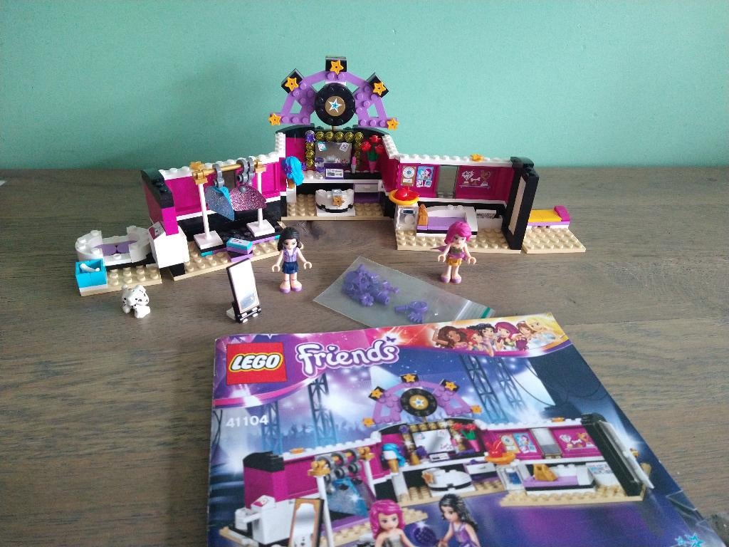 Lego Friends 41104 Popsterren kleedkamer, Ophalen of Verzenden, Zo goed als nieuw, Complete set, Lego