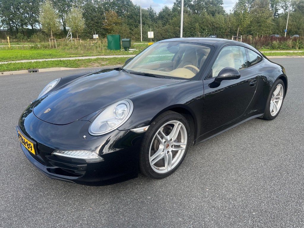 Porsche 911 3.4 Carrera 4 PDK 2013 NAP NL-auto voll.historie, Auto's, Dealer onderhouden, Beige, 4 stoelen, Zwart
