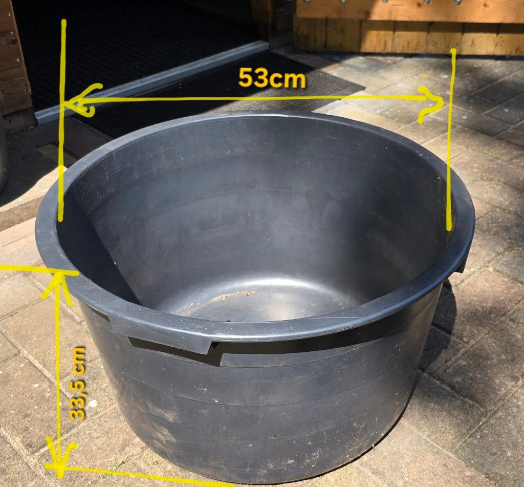 Bloembak, Tuin en Terras, Ophalen, Kunststof, Minder dan 60 cm, Rond