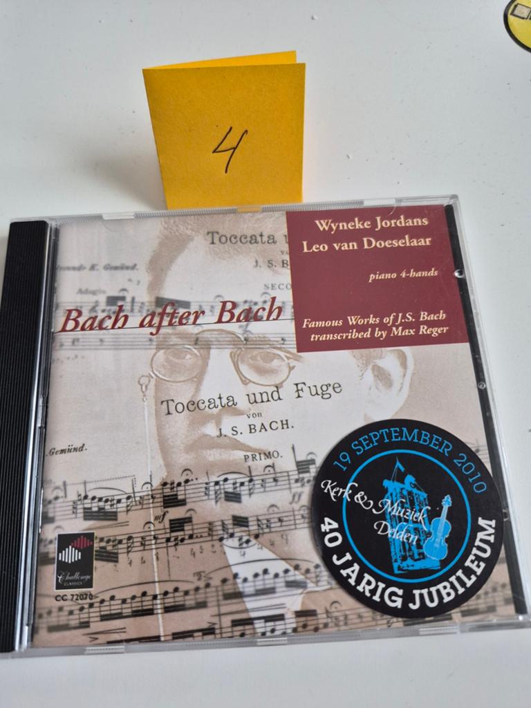 Bach after Bach - W. Jordans & L. van Doeselaar (CD), Ophalen of Verzenden, Barok, Gebruikt, Kamermuziek
