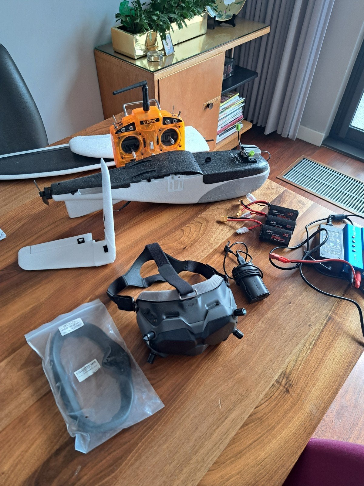 ZOHD DJI RTF GYRO V-Tail digital FPV set, Ophalen of Verzenden, Gebruikt, Elektro, RTF (Ready to Fly)