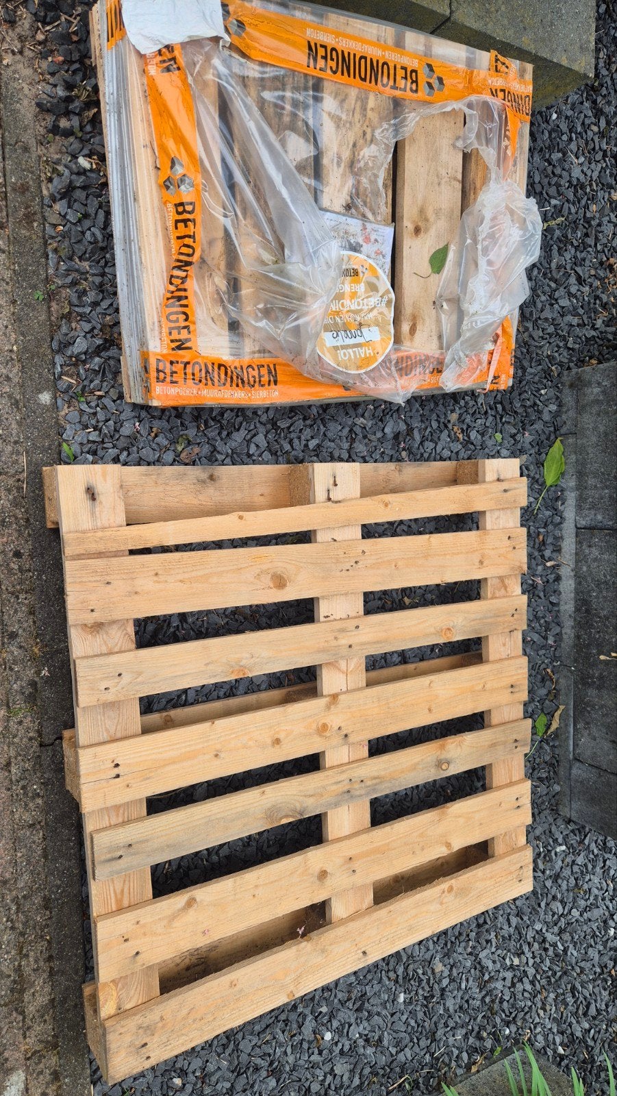Twee gebruikte pallets, Ophalen, Gebruikt, Pallet, Minder dan 200 cm