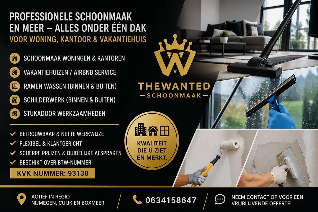 Allround service, zie de omschrijving.
