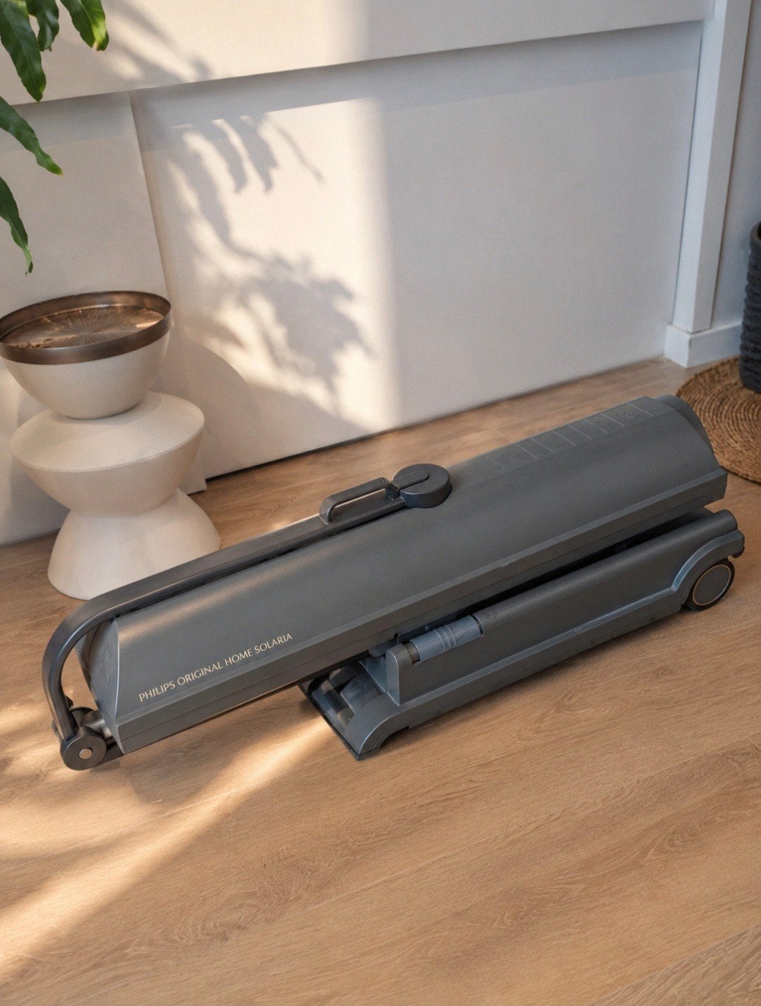 Gratis Philips inklapbare zonnebank - Werkt perfect!, Witgoed en Apparatuur, Zonnebanken en Gezichtsbruiners, Ophalen, Gebruikt