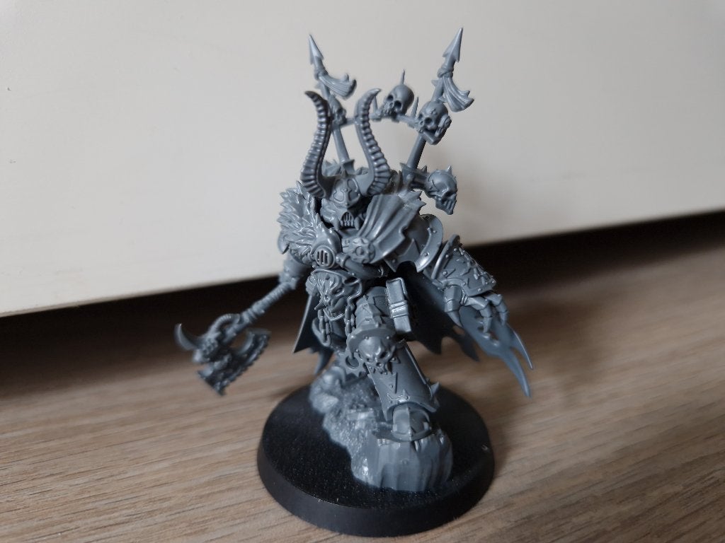 Warhammer 40K Chaos Space Marines – Chaos Lord, Ophalen of Verzenden, Zo goed als nieuw, Warhammer 40000, Figuurtje(s)