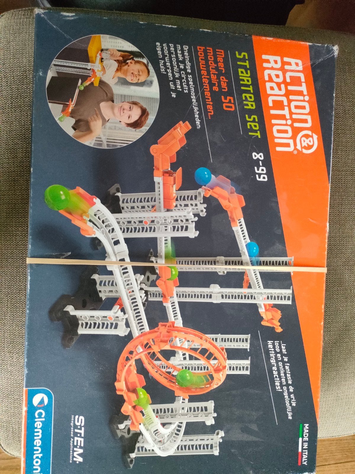 Action & Reaction Starter Set en Speed Race - Clementoni, Ophalen, Zo goed als nieuw, Overige merken