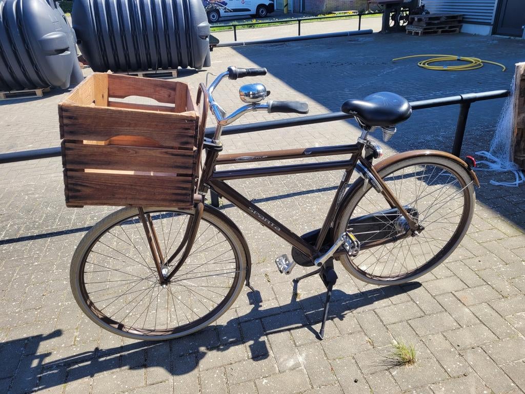 Sparta Pick-up fiets met krat, Terugtraprem, Sparta, Gebruikt, Info@sparta.nl