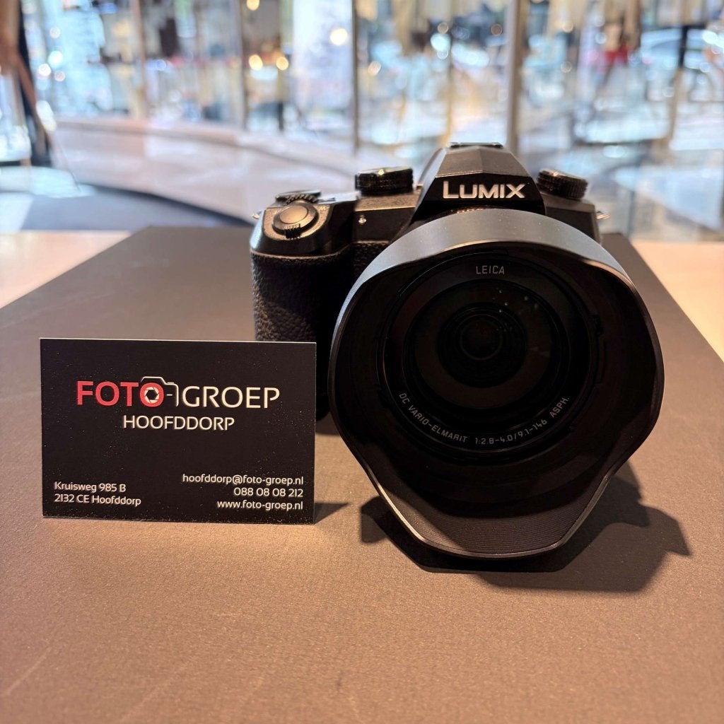 Panasonic Lumix FZ1000 II (Occasion Hoofddorp), Ophalen of Verzenden, Zo goed als nieuw, 20 megapixels, Bluetooth
