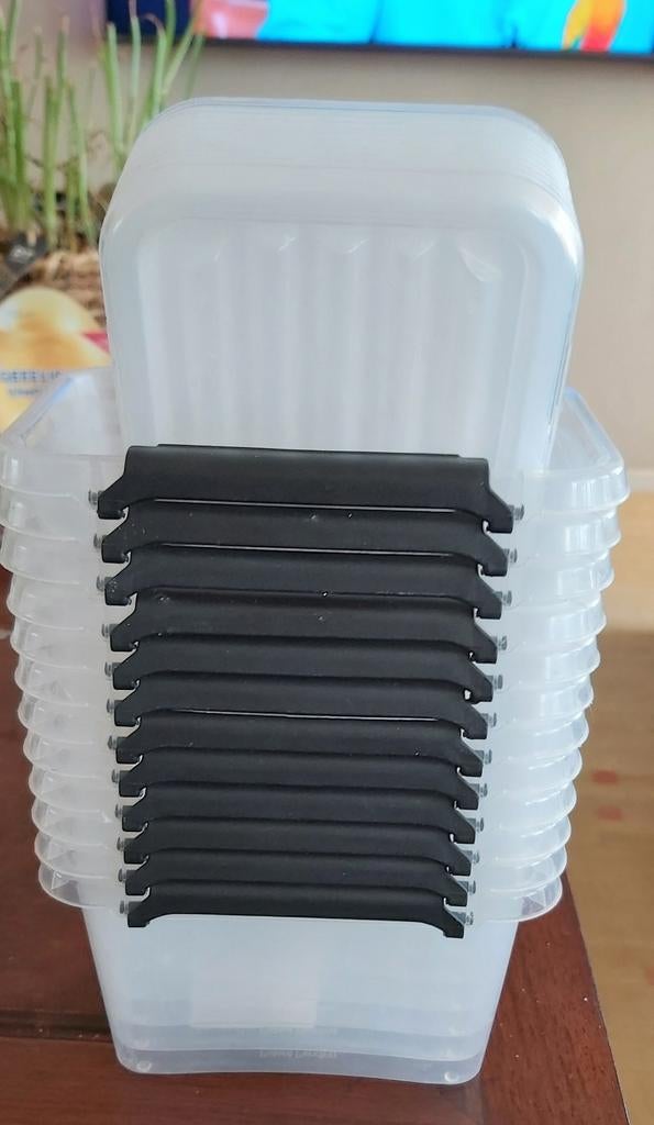 Handige bewaarbakjes van Action - 43 stuks, Overige typen, Kunststof, Ophalen of Verzenden, Zo goed als nieuw