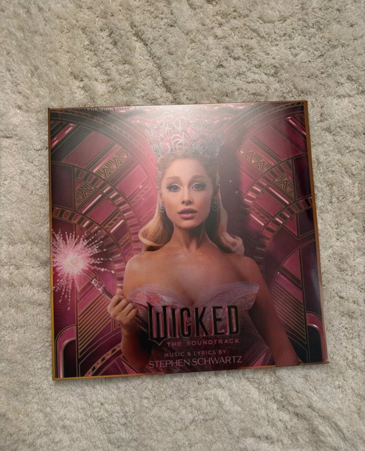 ZELDZAAM Wicked Glinda Cover LP Vinyl Ariana Grande, Ophalen of Verzenden, Zo goed als nieuw