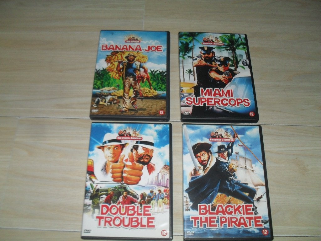 Bud Spencer & Terence Hill DVD's, Vanaf 12 jaar, Ophalen, Zo goed als nieuw, Actiekomedie