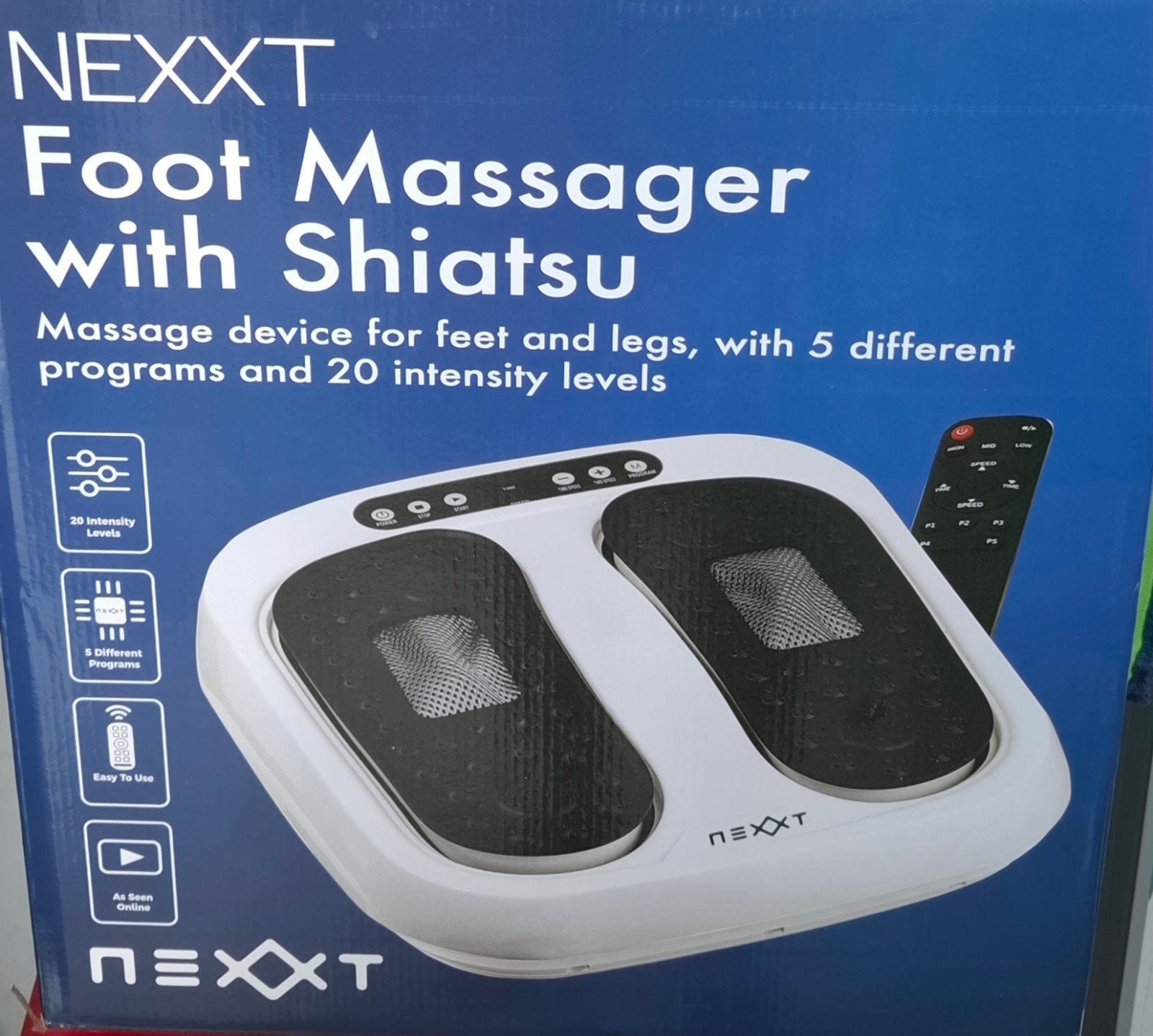NEXXXT Voetmassageapparaat met Shiatsu, Sport en Fitness, Massageproducten, Ophalen