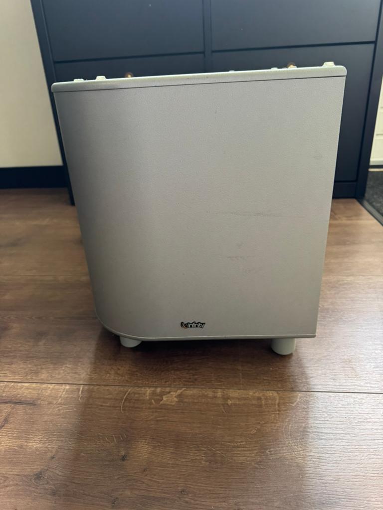 Infinity actieve subwoofer TSS-Sub500/230, Audio, Tv en Foto, Luidsprekers, Gebruikt, Subwoofer, 120 watt of meer, Ophalen