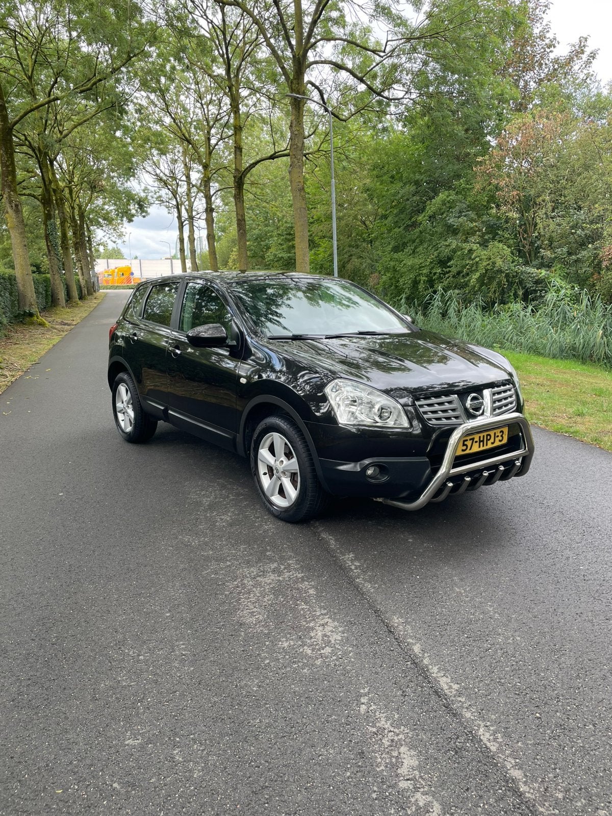 Nissan Qashqai 1.6 2WD 2009 Zwart, Auto's, Voorwielaandrijving, 1272 kg, Zwart, 4 cilinders