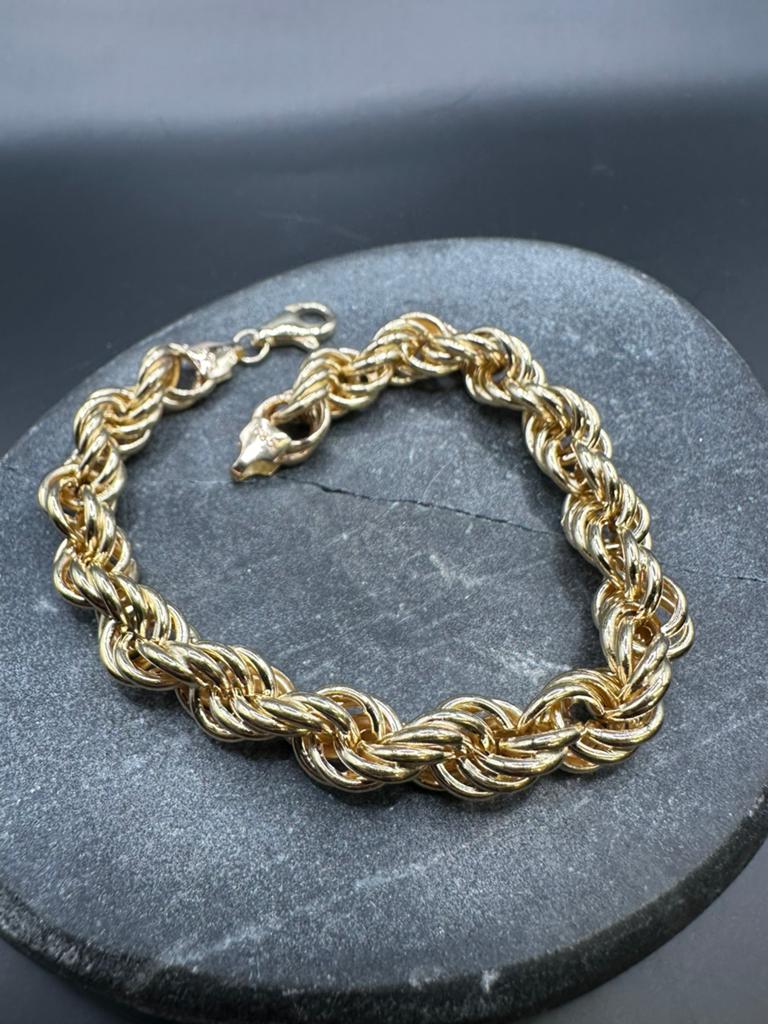 14k Gouden Rope Armband - Klassiek en Elegant, Ophalen of Verzenden, Nieuw, Goud