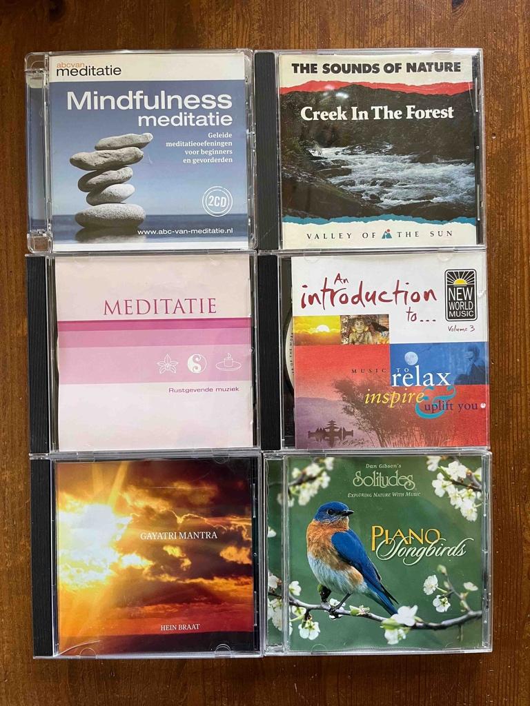 6 Mindfulness, Mantra en Meditatie CDs, Ophalen of Verzenden, Gebruikt