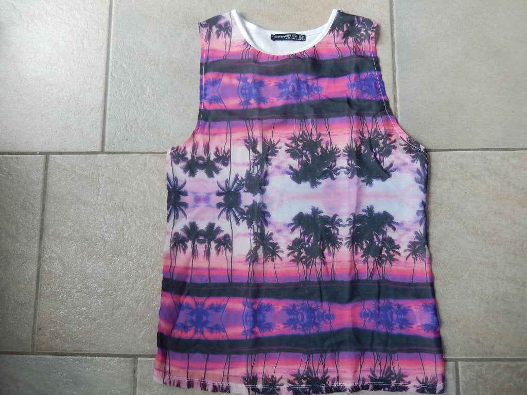 Zomerse top met palmboomprint van Atmosphere, maat 34 (XS), Atmosphere, Meerkleurig, Ophalen of Verzenden, Zo goed als nieuw