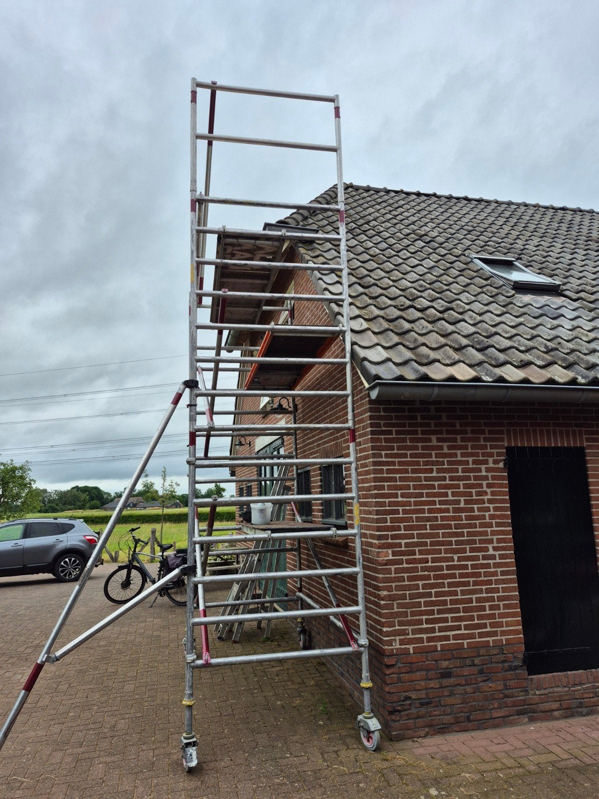 aluminium rolsteiger verhuur, Ophalen of Verzenden, Rolsteiger of Kamersteiger, 5 meter of hoger