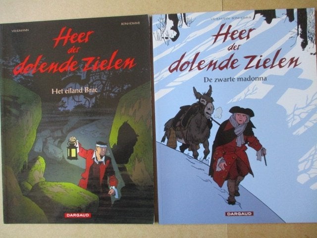 w0130 heer der dolende zielen 1 t/m 4, Meerdere stripboeken, Ophalen, Gelezen