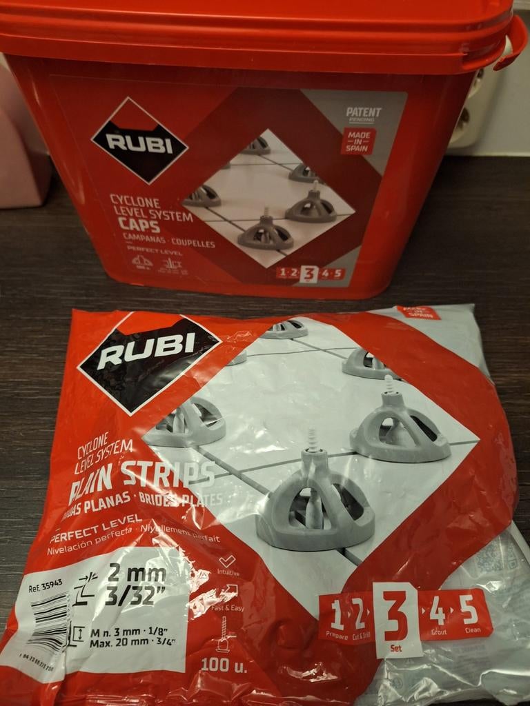 Rubi Cyclone Level Systeem / Nivelleer Systeem - Nieuwstaat, Ophalen of Verzenden, Nieuw