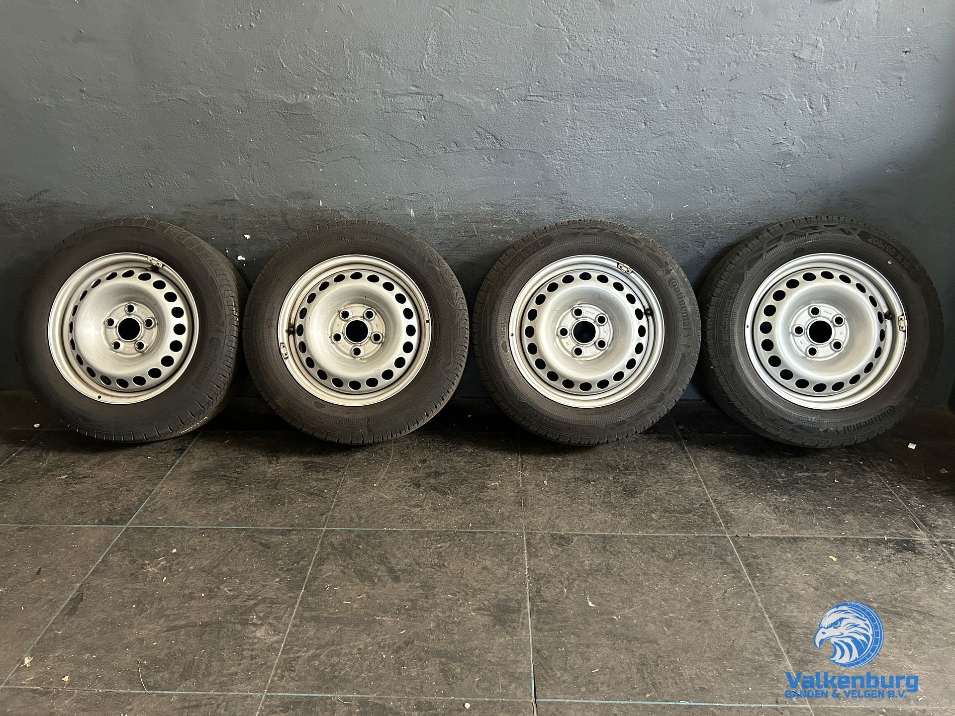 7-8mm! Originele VW Transporter T5 GP T6 T6.1 16 inch stalen, -, Banden en Velgen, -, Zomerbanden