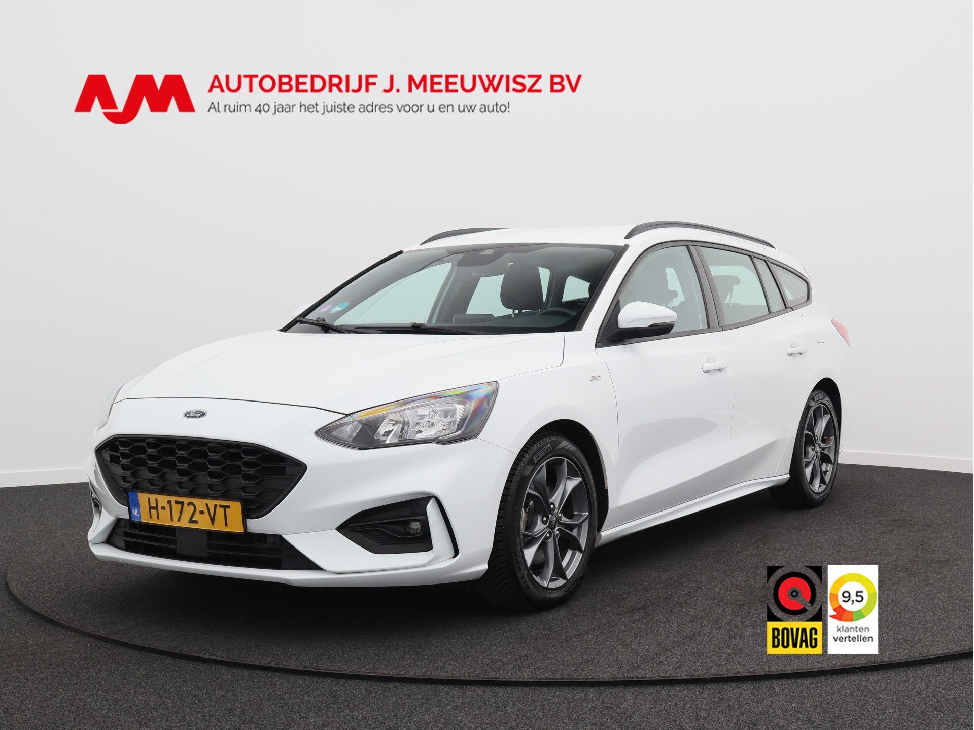 Ford FOCUS Wagon 1.0 EcoBoost ST Line Business/ lage km!, Gebruikt, Verwarmde buitenspiegels, 1283 kg, Origineel Nederlands