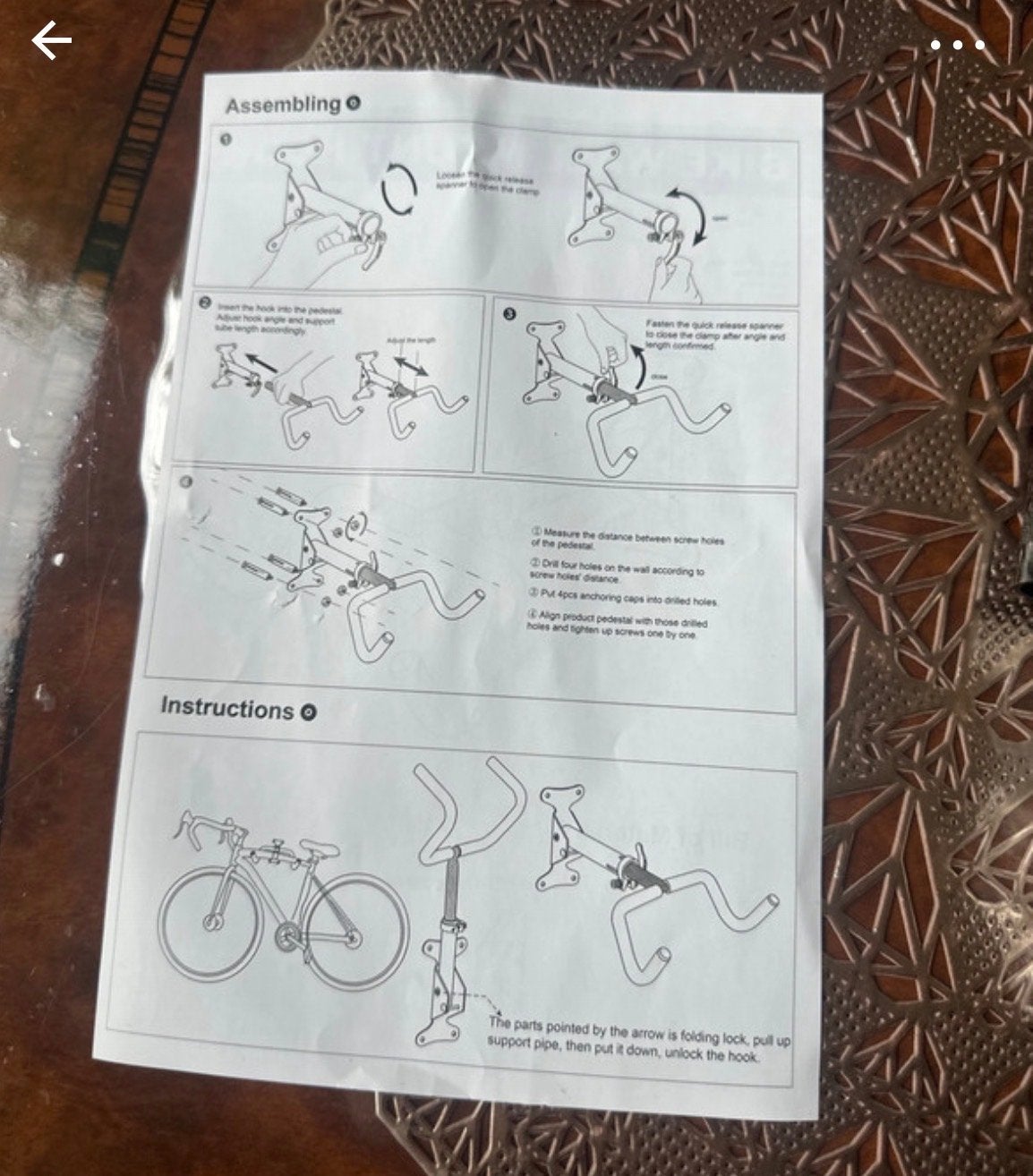 Nieuwe Fiets Muurbeugel - Ruimtebesparend & Stevig, Fietsen en Brommers, Ophalen of Verzenden, Nieuw