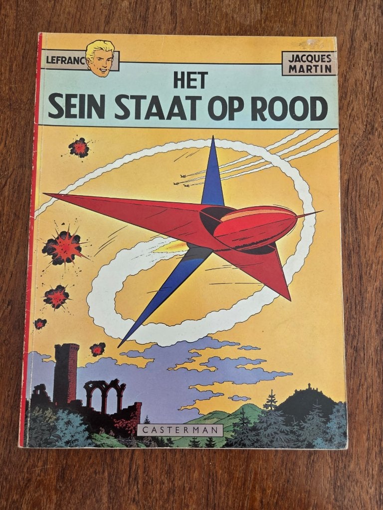 Lefranc  - Het sein staat op rood, Eén stripboek, Ophalen of Verzenden, Zo goed als nieuw, Jacques Martin
