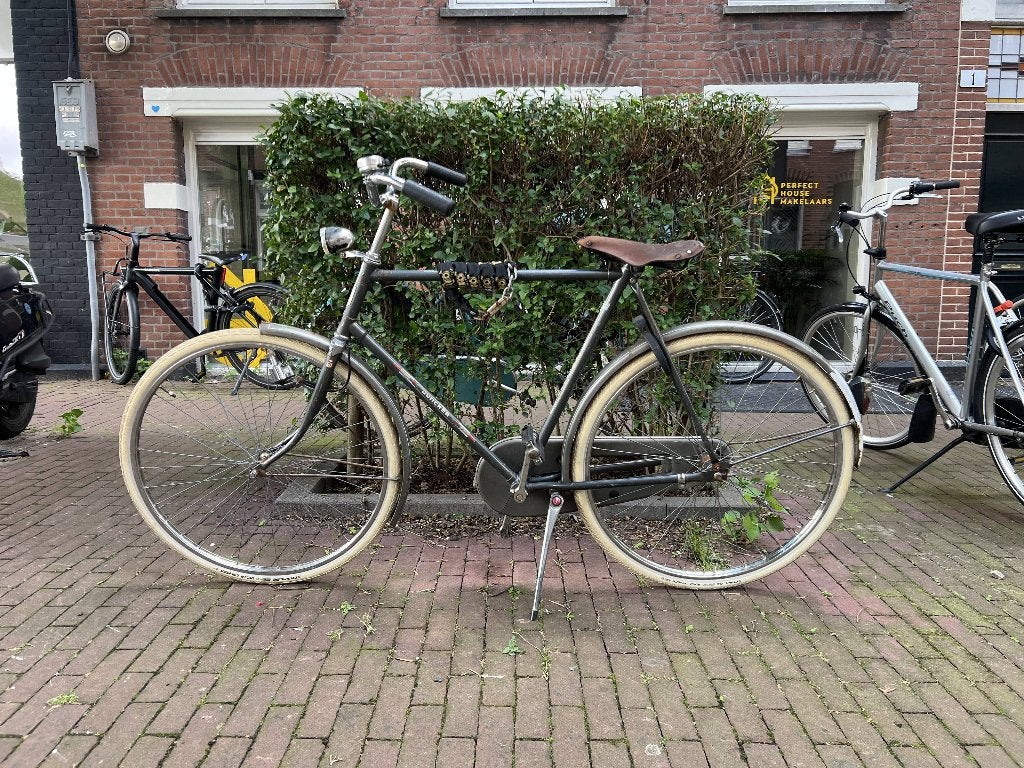 Vintage Juncker Herenfiets, Fietsen en Brommers, Terugtraprem, Gebruikt, 53 tot 57 cm, Ophalen